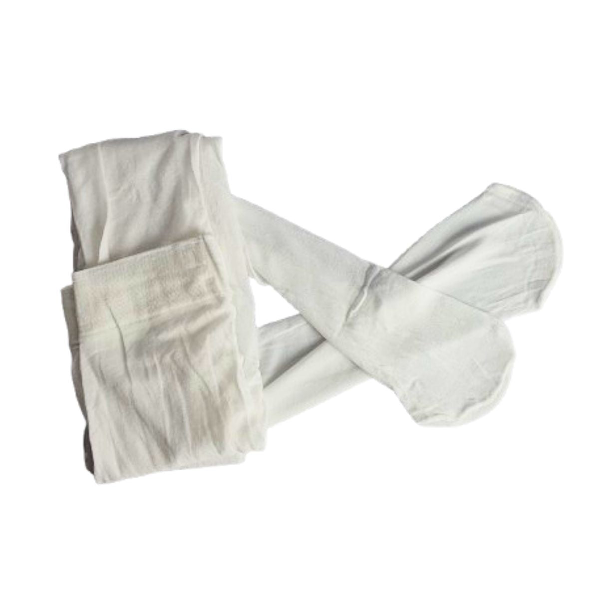 Meia Calça Fantasia Festa Lisa Clássica Branco Meia Calça Fantasia Festa Lisa Clássica Branco